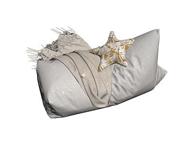 抱枕与毯子组合