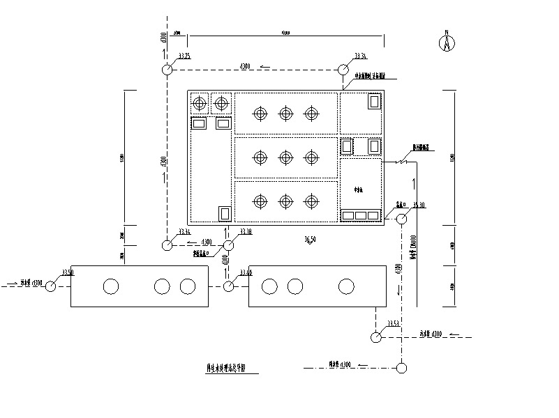 某小区中水系统处理图（CAD ）