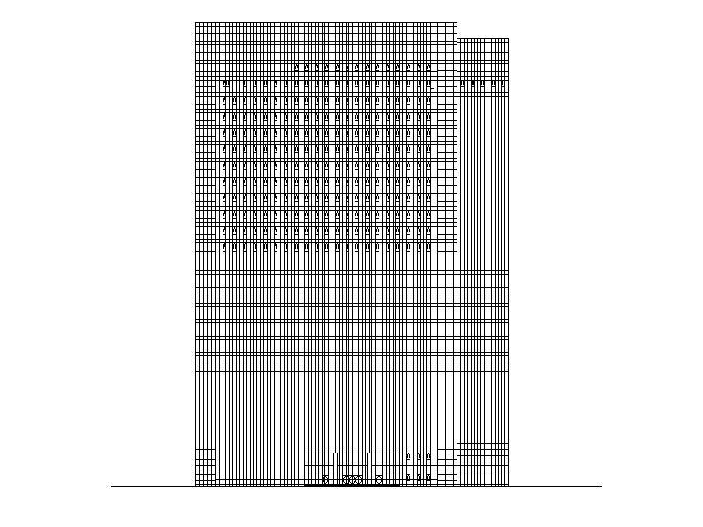 [四川]超高层幕墙立面塔式科研办公楼建筑施工图