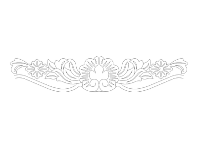 欧式家具图块 立水花