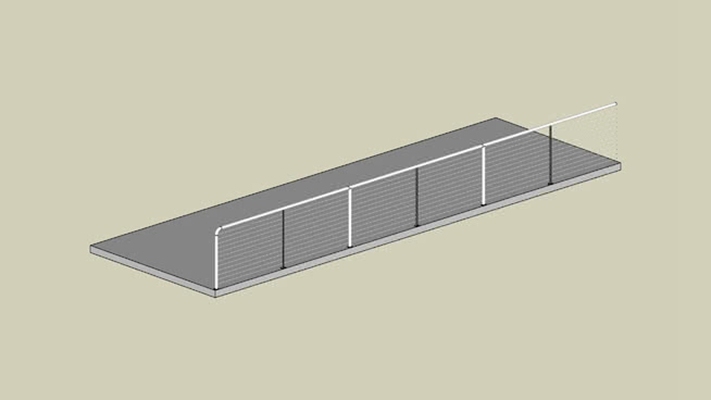 栅栏 草图大师模型