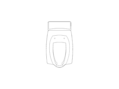 现代风格家装动态图块平立面带遮罩 马桶
