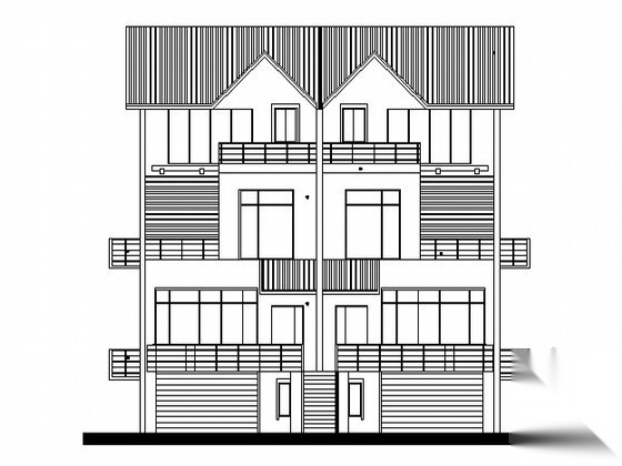 某townhouse住宅单体设计方案六