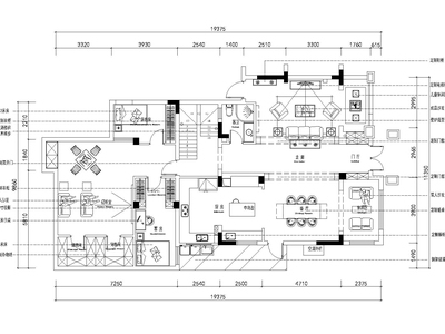 [重庆]复地花屿城样板间设计施工图+效果图 平层