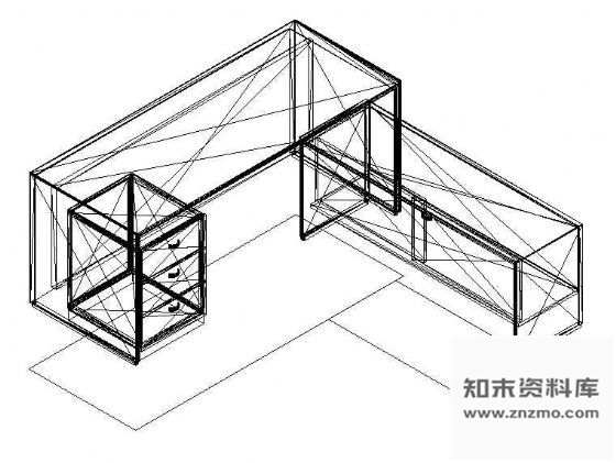 图块/节点办公家具CAD模型4