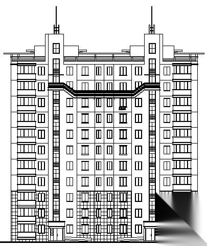 山东某十一层住宅建筑施工图