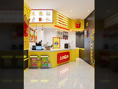 现代快餐店