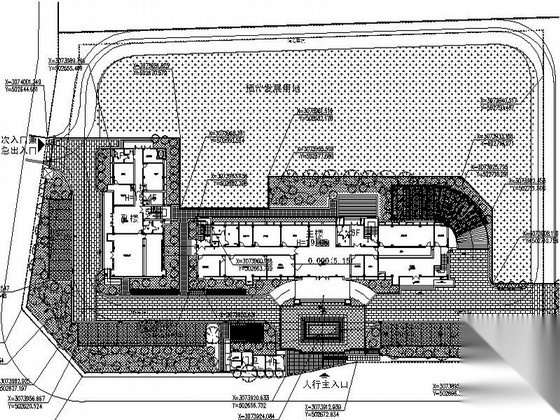 [浙江]精简机关单位业务用房景观设计施工图