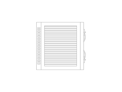 开关插座 厨房厨具图块图块灶具图块灶具立面图块