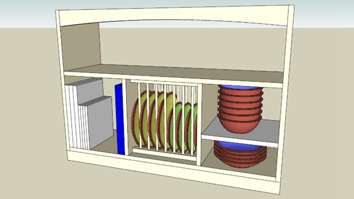 置物架 草图大师模型