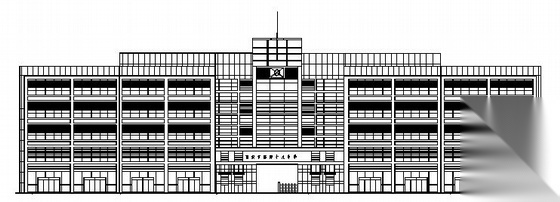 [西安市]某四层中学综合楼建筑施工图
