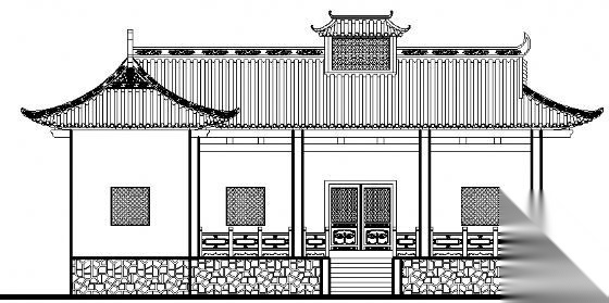 [永川]某电影外景用仿古建筑方案图