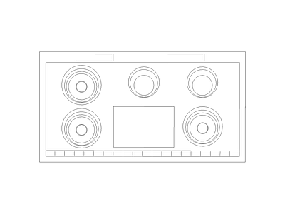 厨房设施 厨房厨具图块图块灶具图块灶具立面图块