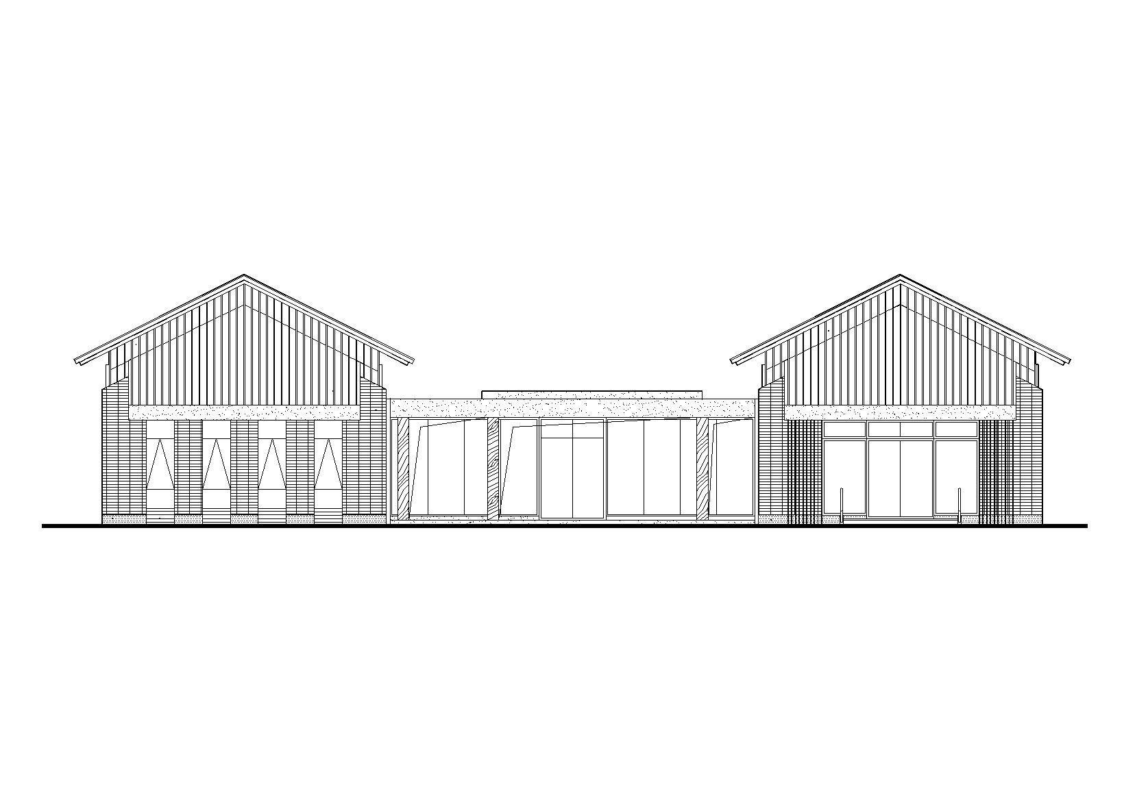 百鸟轩建筑小品施工图设计_附SU模型