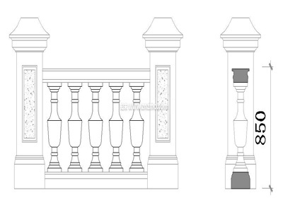 栏杆 柱