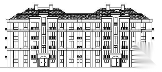 某四层小型住宅楼建筑施工图