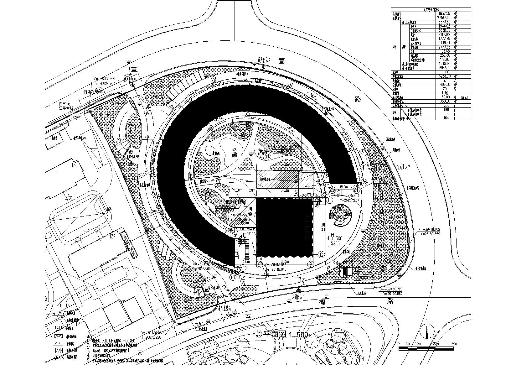 [上海]​奉贤社区中心全套建筑图纸+效果图