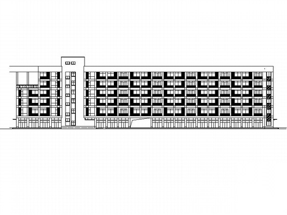 [武汉]某六层公寓建筑施工套图