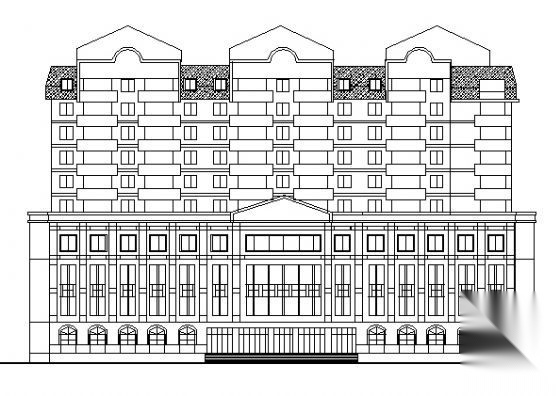 涪陵基地住宅及办公楼建筑设计图