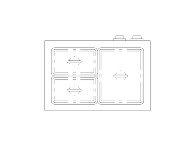 厨房厨具图块图块灶具图块灶具立面图块 暖汁箱