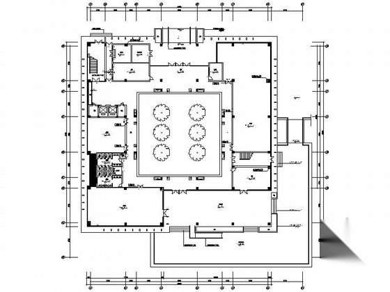 [广东]科技产业园区现代五层办公楼装修电施工图（含水电...
