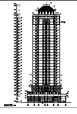 某高层综合楼建筑全套施工图（图纸齐全）