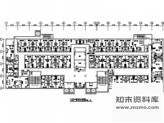 施工图休闲酒店五、六层装修施工图