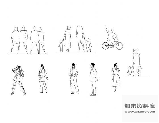 图块/节点动态人物图块集