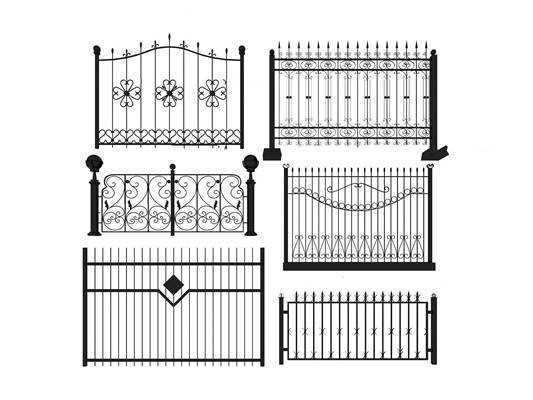 欧式铁艺栏杆围栏组合
