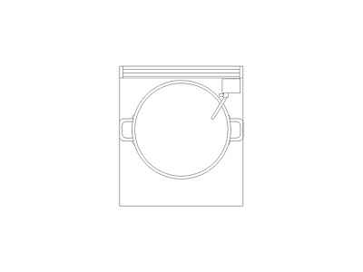 厨房设施 工装厨房图块灶具图块图块