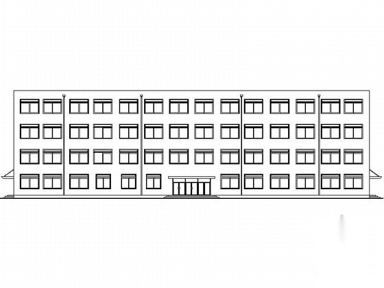 [毕业设计]郑州某四层中学教学楼建筑设计施工图（含计算...