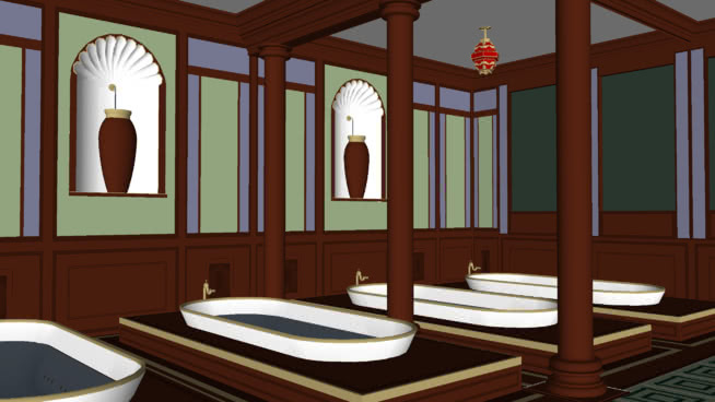 土耳其baths飞艇 四柱床 婴儿床 其他 摇篮 床