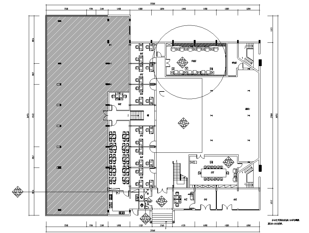 [河南]某办公室整套详细施工图