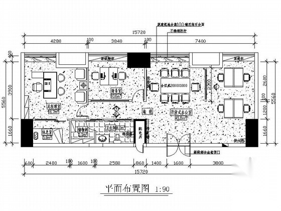 现代办公室装饰设计图（含效果）