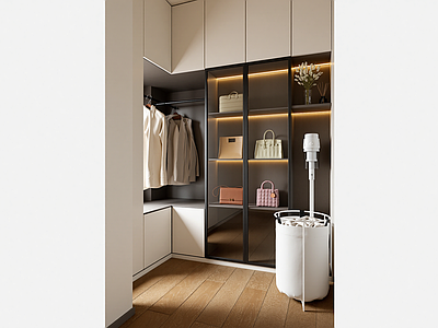 现代衣帽间
