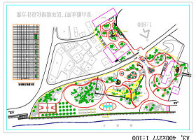 临安青山殿水库CAD景观图纸