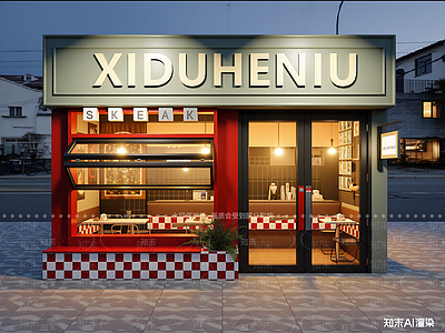 复古快餐店