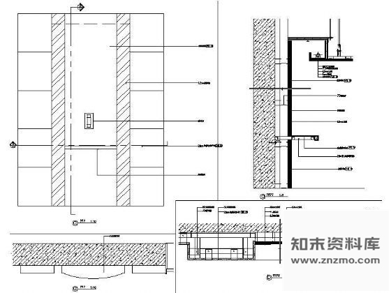 图块/节点大堂吧电话台详图 家具节点 家具节点详图