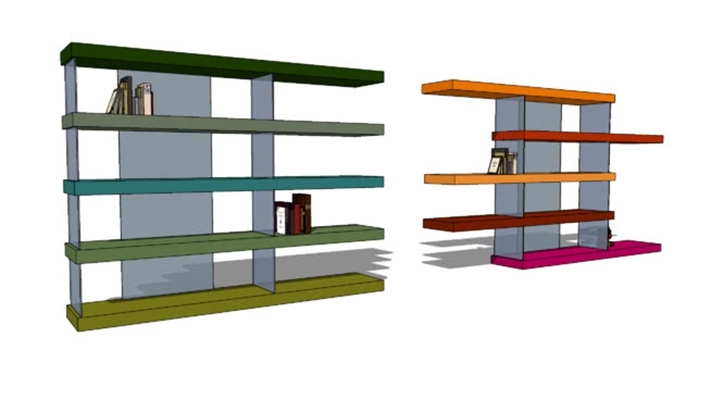 书架 草图大师模型