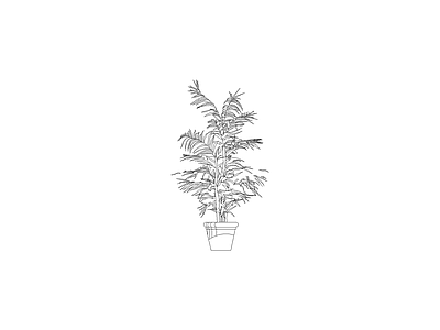 绿植 中式家具图块