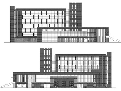 江苏盐城图书馆建筑工程项目施工图+文档