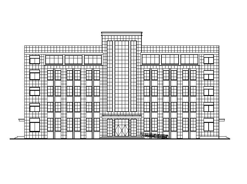 [浙江]五层框架结构石漆外墙宿舍楼建筑施工图