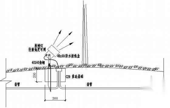 灯具安装节点详图