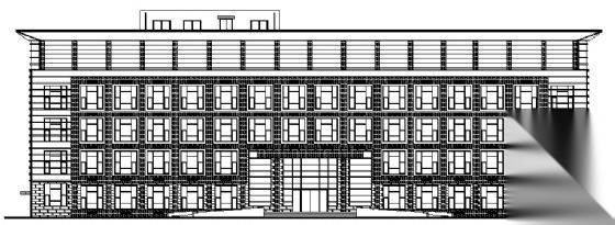 天津某交通控制中心建筑施工图