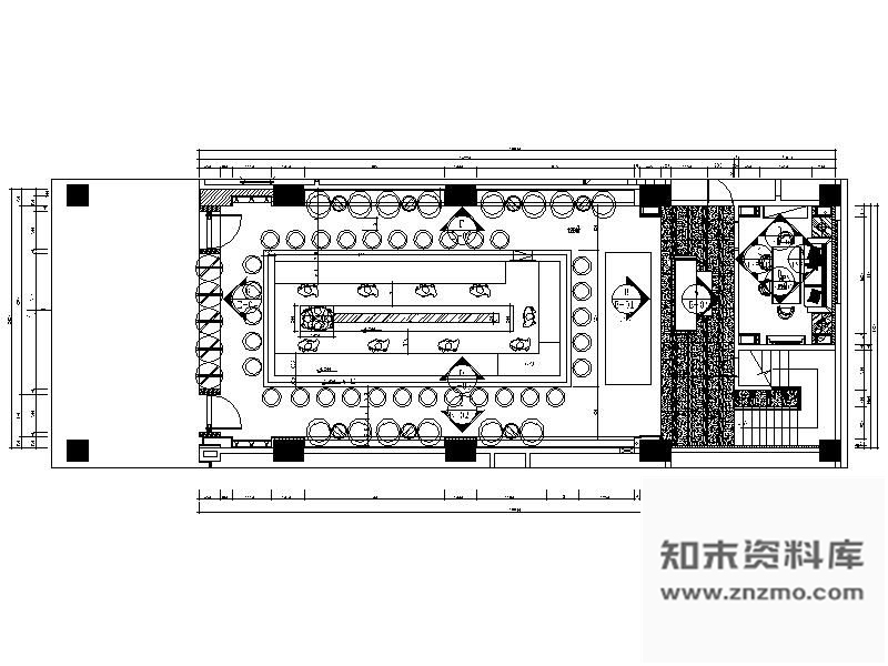 施工图东莞时尚餐饮装修图