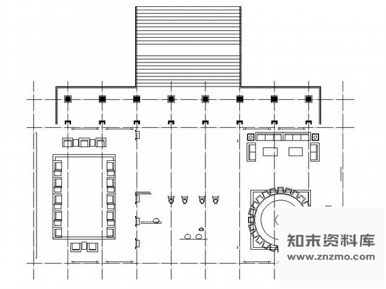 施工图北京保障部门高档简欧风格宴会厅装修施工图含效果