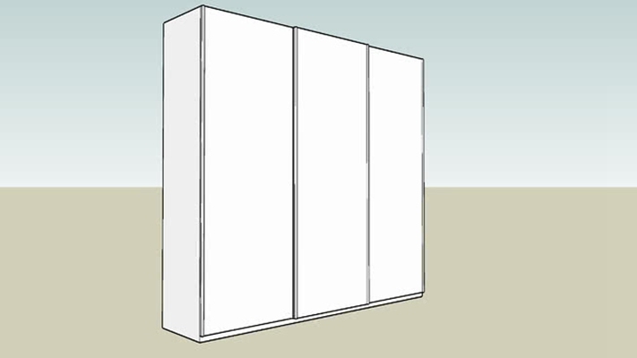 衣柜 草图大师模型