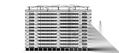 单元式十一层住宅楼建筑结构方案图（毕业设计）