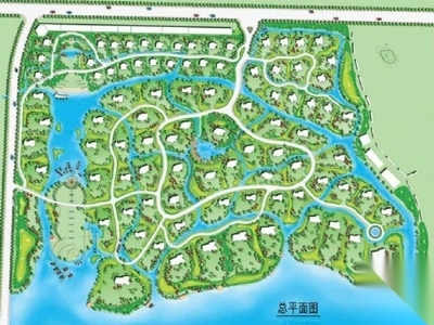 青浦湖滨花园景观方案 居住区景观