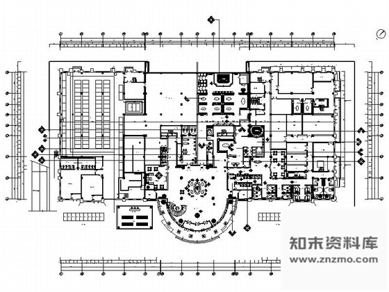 施工图内蒙古物流园区豪华欧式体育休闲会所室内装修施工图含效果